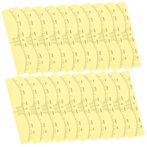 ORFOFE 50stücke Pack Augenbrauenlineale Zum Messen Zum Zeichnen Von Augenbrauenlinien Positionieren Praktische Werkzeuge Für Frauen-make-up Und Kosmetisches Tätowieren von ORFOFE