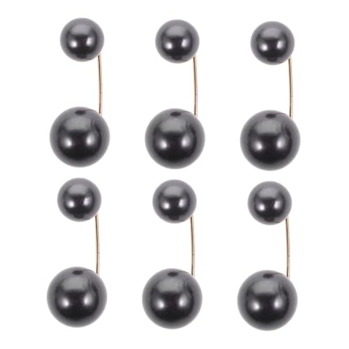 ORFOFE 6 Stück Teiliges Broschen mit Kunstperlen Modische Anstecknadeln für Kragen Schal und Kleid Langlebige Legierung Vielseitige Kleidungsschmuck dekoration für Damen und Mädchen von ORFOFE