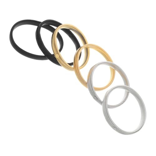 ORFOFE 6 Stück Teiliges Verstellbare Ärmelhalter aus Elastischem Metall Dehnbare Armbänder in und Gold für Herren und Damen Vielseitige Hemdmanschettenhalter und Armreifen ORFOFE 6 Stück Teiliges Verstellbare Ärmelhalter aus Elastischem Metall Dehnbare Armbänder in und Gold für Herren und Damen Vielseitige Hemdmanschettenhalter und Armreifen von ORFOFE