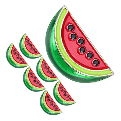 ORFOFE 7 Stück Teiliges Kreatives Wassermelonen broschen Bunte Metall anstecknadeln für Pullover Schals Rucksäcke und Jacken Sommerliche Accessoires mit Niedlichem Cartoon design von ORFOFE