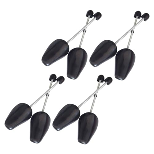 ORFOFE 8 Stück Schuhspanner Verstellbar Kunststoff Schuhformer mit Federsystem für Herren und Damen Füße Schwarz Zuverlässige Schuhformstütze Einfache Handhabung Vielseitig Einsetzbar für von ORFOFE