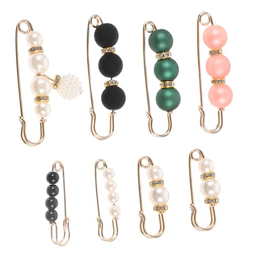 ORFOFE 8 Stück Teiliges Broschen Anstecknadeln mit Kunstperlen Modische Taillen clips zum Verkleinern von Hosenbund und Rock Strapazierfähige Schmucknadeln für Pullover und Schals ORFOFE 8 Stück Teiliges Broschen Anstecknadeln mit Kunstperlen Modische Taillen clips zum Verkleinern von Hosenbund und Rock Strapazierfähige Schmucknadeln für Pullover und Schals von ORFOFE