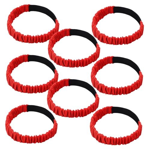 ORFOFE 8 Stück Teiliges Rennbänder Elastische Verstellbare Beinbindebänder für Zwei-personen-teamrennen Leicht und Bequem für Outdoor-sport Schulveranstaltungen und Gruppenspiele von ORFOFE