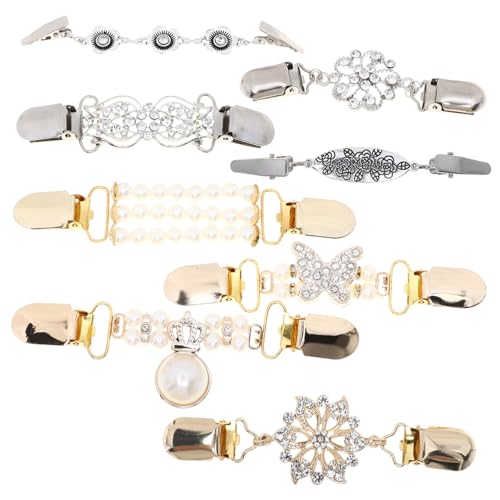 ORFOFE 8Stücke Vintage Cardigan Clips Hemd und Pullover Accessoires für Frauen Hochwertiger Fixieren und Dekorieren von Kleidung von ORFOFE