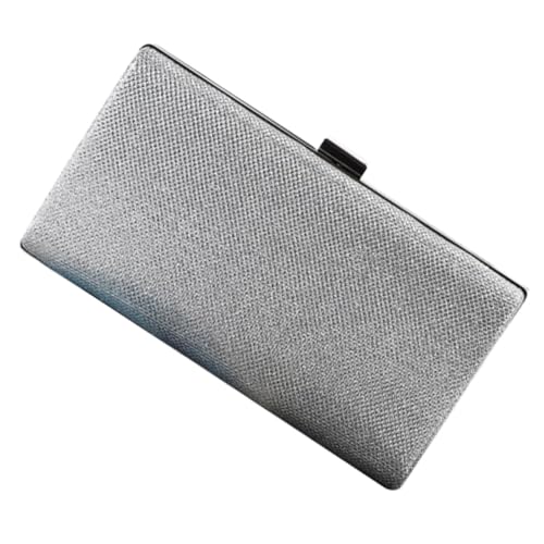 ORFOFE Abendtasche Damen Silber Große Kapazität Abend Handtasche Elegant Party Clutch Für Hochzeit Dating Und Feiern von ORFOFE