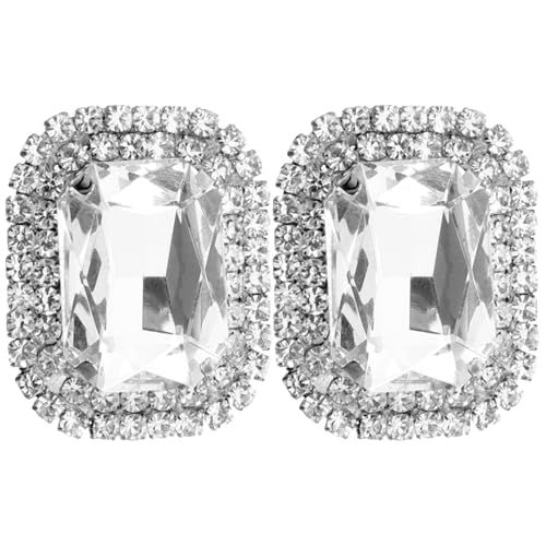 ORFOFE Abnehmbare Strass Schuhclips für Damen Modische Schuhschnallen aus Langlebiger Legierung Vielseitige Schuhaccessoires für Hochzeit Party und Alltag Leichter Damenschmuck von ORFOFE