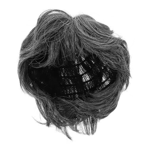 ORFOFE Kurzhaarige Graue Perücke Für Frauen Kostümzubehör Für Halloween Bühnenauftritte Und Cosplay Leichte Und Bequeme Old Lady Wig Für Festliche Anlässe von ORFOFE
