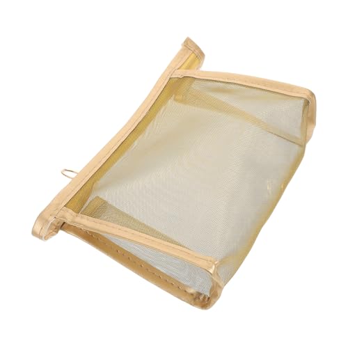 ORFOFE Atmungsaktiver Mesh Kulturbeutel Damen Großer Tragbarer Reise Kosmetik Organizer mit Großzügigem Stauraum für Make up und Shampoo Praktischer Netzbeutel für Effiziente von ORFOFE