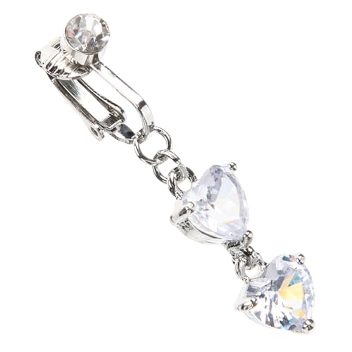 ORFOFE Bauchnabelpiercing Ring mit Hängendes Nabelpiercing für Damen Leichtes und Elegantes Körperschmuck Accessoire für und Partys von ORFOFE