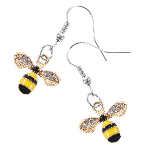 ORFOFE Biene Ohrstecker mit Funkelnden Strasssteinen Stilvoller Modeschmuck Hypoallergen Langlebiges Legierungsmaterial Modisches Accessoire für Damen und Mädchen Eleganter Ohrschmuck ORFOFE Biene Ohrstecker mit Funkelnden Strasssteinen Stilvoller Modeschmuck Hypoallergen Langlebiges Legierungsmaterial Modisches Accessoire für Damen und Mädchen Eleganter Ohrschmuck von ORFOFE