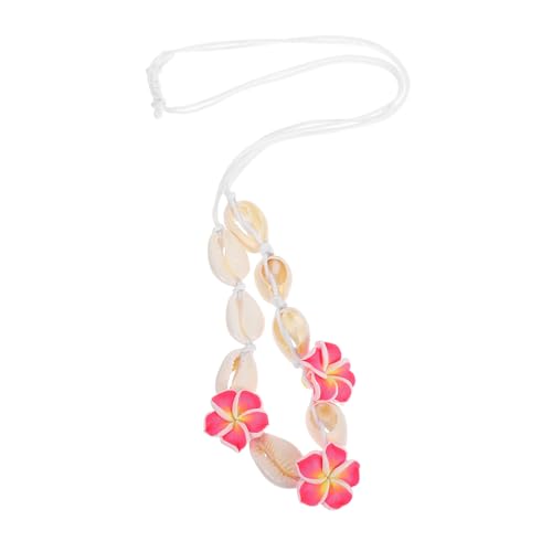 ORFOFE Boho Muschel Halskette Damen Handgefertigt Leichte Soft Clay Strand Schmuck Bunte Seashells für Sommerurlaub Alltag von ORFOFE
