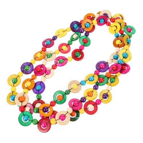 ORFOFE Boho Vintage Kokosnussschale Halskette Damen Handgefertigt Rundperlen Anhänger Modeschmuck Geschenk für Alltag Party Strand Schmuck von ORFOFE