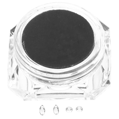 ORFOFE DIY Teeth Jewelry Zahnsteinen Transparent weißes Langlebige Strass deko für Zahnschmuck Geeignet für Frauen und Mädchen von ORFOFE