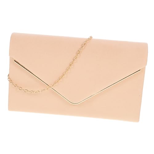 ORFOFE Damen Abendtasche mit Kette Minimalistische Handtasche Vintage Crossbody Bag für Party Abendveranstaltungen und Festliche Anlässe Modische Clutch mit Feiner Verarbeitung von ORFOFE