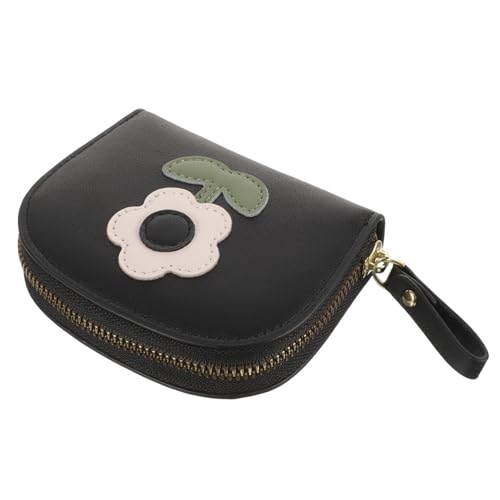 ORFOFE Damen Geldbörse Klein aus Kunstleder mit Reißverschluss Kompakte Clutch mit Mehreren Kartenfächern Leichtes Portemonnaie für Frauen Kleine Brieftasche für Geld Ausweise und Münzen von ORFOFE