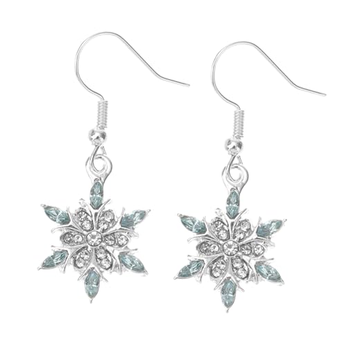 ORFOFE Delikate Schneeflocken Ohrringe mit Zweifarbigen Strass steinen Modischer Ohrschmuck für Damen und Mädchen Funkelnde Ohrhänger für Party Alltag und Festliche Anlässe ORFOFE Delikate Schneeflocken Ohrringe mit Zweifarbigen Strass steinen Modischer Ohrschmuck für Damen und Mädchen Funkelnde Ohrhänger für Party Alltag und Festliche Anlässe von ORFOFE