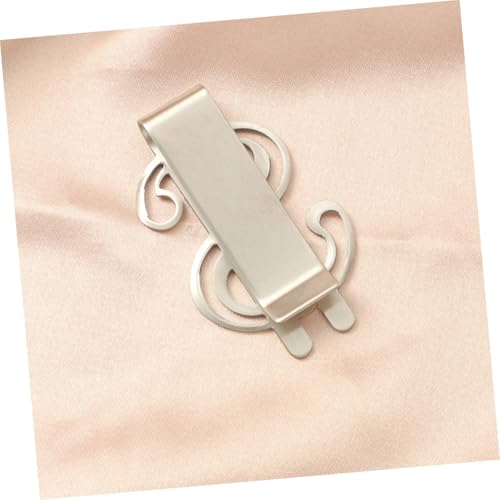 ORFOFE Edelstahl Geldklammer Klein und Kompakt Vielseitiger Geldscheinklammer für Bargeld Karten und Belege Robuster Metallclip mit Breiter Kompatibilität Praktischer Mobiler Geldhalter von ORFOFE