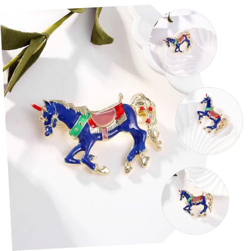ORFOFE Einzigartige Pferde Brosche Tropfen emaille Anstecknadel Kreative Tier Pins für Kleidung Stabile Modeaccessoires für Schals Jacken Rucksäcke Geeignet für Damen und Herren von ORFOFE