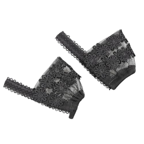 ORFOFE Elastische High Heel Schuhriemen Anti-lose Schnürsenkel für Damen Verstellbare Pumps Befestigungsbänder Waschbar und Strapazierfähig Unsichtbare Anti-rutsch Schnürsenkel Schwarz S von ORFOFE