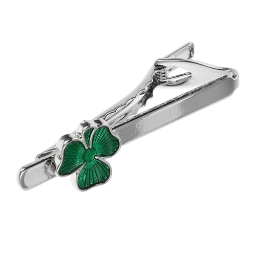 ORFOFE Eleganter Herren Krawattenclip aus Langlebiger Legierung mit Irischem Kleeblatt Design Vielseitig für Business und Formelle Anlässe Stilvolles Accessoire für Reguläre Krawatten von ORFOFE