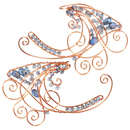 ORFOFE Fairy Ohrstulpen Damen Ohrclips Leichtes Schmuck Modisch Vielseitig Ohne Ohrloch Geeignet für Alltag und Geschenk von ORFOFE