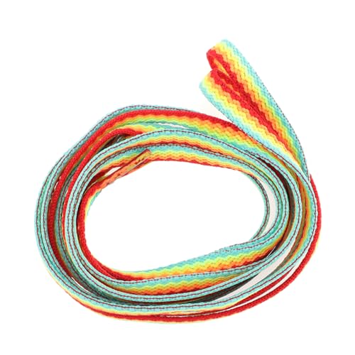 ORFOFE Flache Reißfeste Regenbogen Schnürsenkel aus Polyester Bunte Sneaker Schnürbänder für Damen und Herren Sportschuhe Canvas und Freizeitschuhe Modisch und Langlebig von ORFOFE