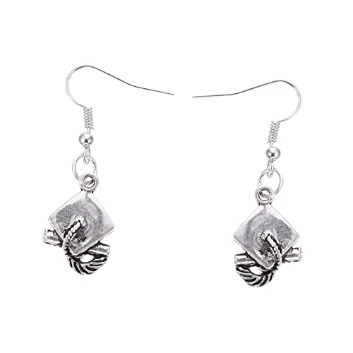 ORFOFE Graduation Ohrhänger Langlebiger Elegantes Abschlussgeschenk Einzigartiges Design für Abschlussfeier Modisches Schmuck Accessoire für Freundinnen und Klassenkameradinnen von ORFOFE