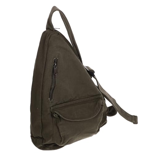 ORFOFE Große Canvas Schultertasche Damen mit Hoher Kapazität Leichte Umhängetasche für Alltag und Reise Robuste Crossbody Tasche aus Strapazierfähigem Segeltuch Tragbar und Vielseitig von ORFOFE