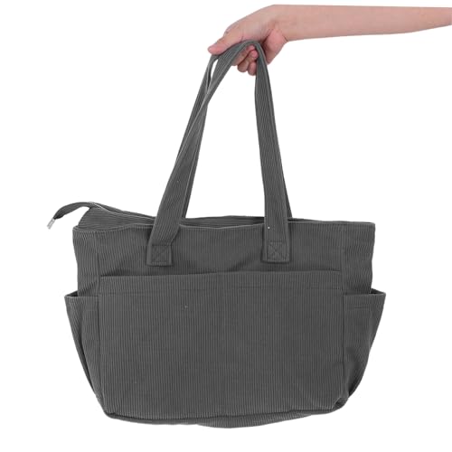 ORFOFE Große Canvas Umhängetasche für Herren und Damen Vielseitige Schultertasche und Tote mit Großem Fassungsvermögen Robuste Alltags Wochenendtasche in Lässig und Geräumig für Schule von ORFOFE