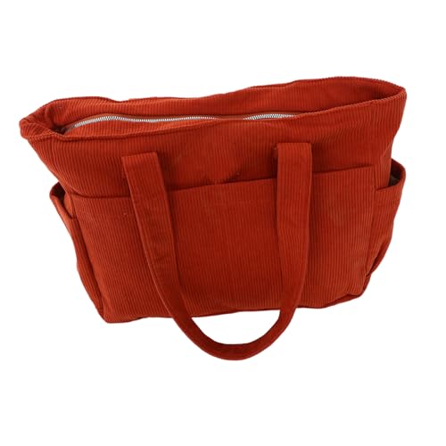 ORFOFE Große Canvas-handtasche Damen Langlebige Umhängetasche mit Verstärkter Naht Geräumige Schultertasche für Alltag Reisen und Studium Japanisches Design Wasserabweisend Vielseitig von ORFOFE