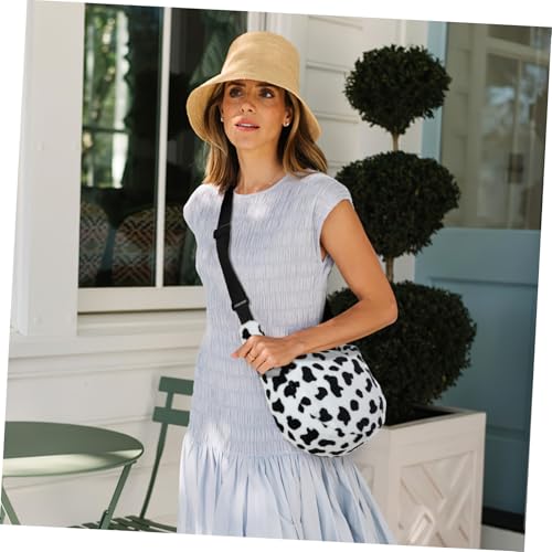 ORFOFE Große Kapazität Tote Bag Damen Flauschige Umhängetasche Weiche Schultertasche für Alltag Shopping Party Strand von ORFOFE