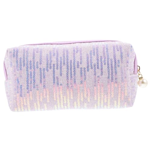 ORFOFE Große Kosmetiktasche Damen Pailletten Glitzer Make Up Tasche Reise Kulturbeutel Vielseitig Robust Modisch Langlebig Organizer von ORFOFE
