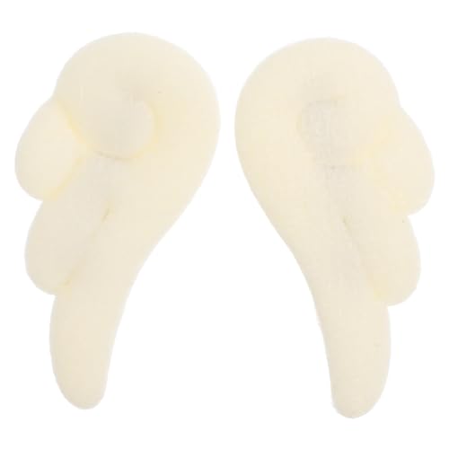 ORFOFE Handgefertigte Engelsflügel Haarspangen aus Stoff Plüsch Haarnadeln für Mädchen Niedliche Dekorative Clips für Alltag Party Weihnachten und Fotoshootings von ORFOFE