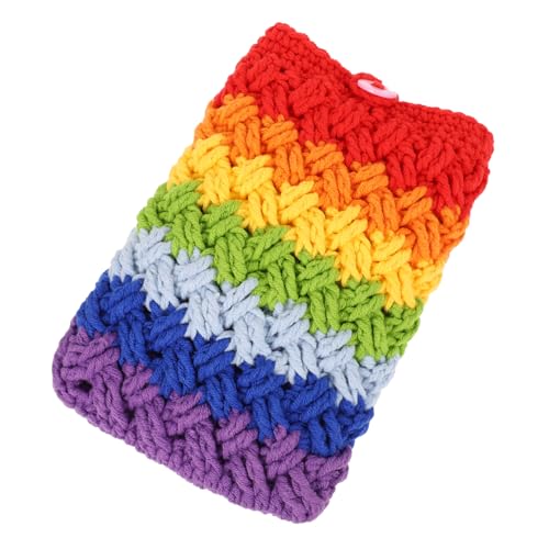 ORFOFE Handgefertigte handytasche Umhängetasche Damen Praktische Crossbody Phone Shoulder Bag mit Mittelgroßem Fassungsvermögen für Smartphone Geldbörse Lippenstift Alltag von ORFOFE