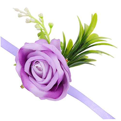 ORFOFE Handgelenk Brautjungfer Handgelenk Corsage Corsage-Armband Korsagen für die Hochzeit Blumenarmband Armbänder Hochzeitsdekorationen Handgelenk Corsage Blumen Hochzeitskleid von ORFOFE