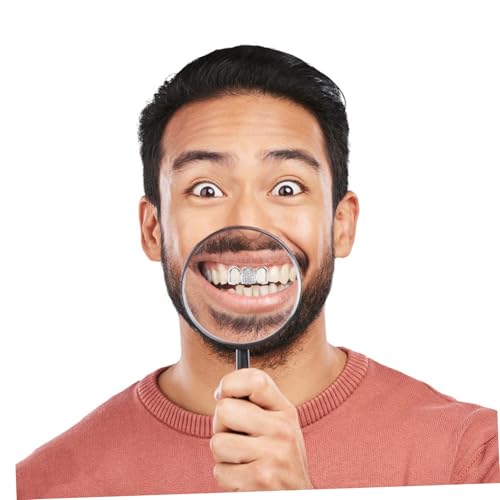 ORFOFE Hip hop Zähne Grill Silber mit Zirkonia Hohl Gefügte Rapper Zahnschmuck Caps für Top und Bottom Modische Party Accessoires für Männer und Frauen Vielseitig und Robust von ORFOFE