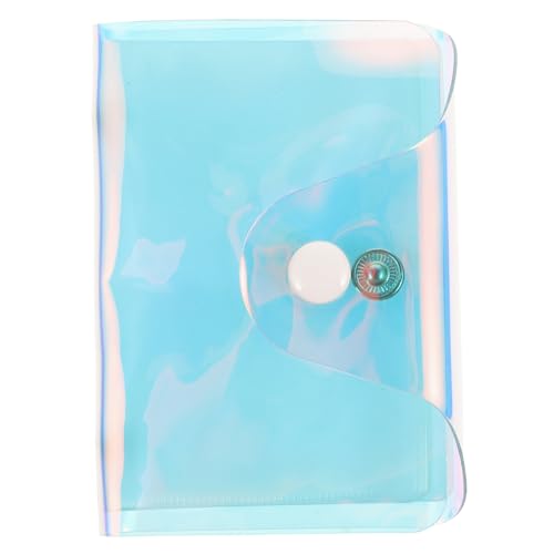 ORFOFE Holographisches Kartenetui Transparent mit Fächern Multifunktionaler Organizer für Karten für Reisen Sport und Alltag Modisches Portemonnaie mit Holografischem von ORFOFE
