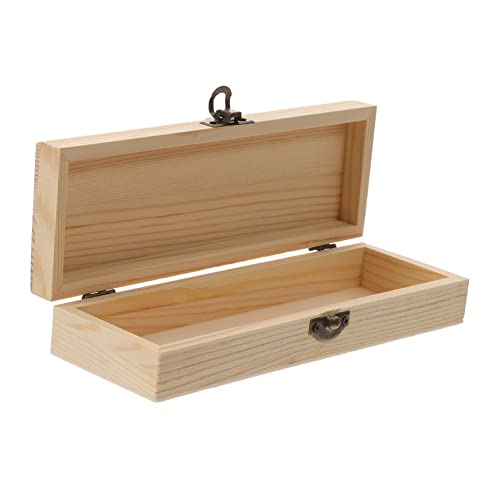 ORFOFE Holz Stiftebox Langlebig Groß für Schule Büro Holz Aufbewahrungsbox Nützliches Schreibwaren Organizer für Stifte Buntstifte Zubehör von ORFOFE