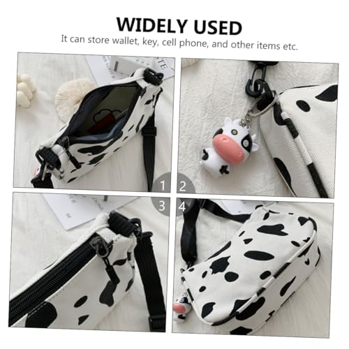 ORFOFE Japanische Canvas Umhängetasche Damen Crossbody Bag Leicht und Strapazierfähig Modische Single shoulder Tasche mit Praktischem Stauraum für Geldbörse Handy Kosmetik für Alltag und von ORFOFE