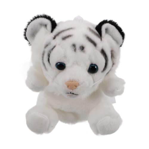 ORFOFE Kawaii Tiger Geldbörsen Schlüsselanhänger Flauschiges Plüschtier für Erwachsene Süßes Design Perfektes Taschenornament Handgefertigte Details aus Weichem Plüschstoff von ORFOFE