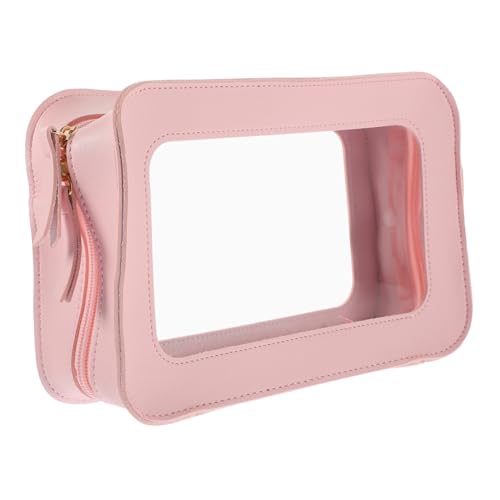 ORFOFE Kleine Kosmetiktasche aus Transparentem PVC Wiederverwendbar mit Reißverschluss Makeup Organizer für Damen Reise Kulturbeutel für Schlüssel Schmuck Münzen von ORFOFE