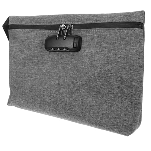 ORFOFE Kleine Verschließbare Geldbörse mit Zahlenschloss wasserdichte Geldbeutel Tasche für Bargeld und Dokumente Multifunktionale Sichere Aufbewahrungstasche in Tragbar für Reisen und von ORFOFE