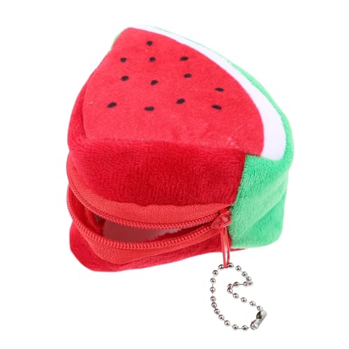 ORFOFE Kleiner Leichter Geldbeutel in Dreieck Form mit Niedlichem Wassermelonen Design Kompakt für Münzen Schlüssel und Kleine Gegenstände Vielseitig für Damen und Reisen Geeignet von ORFOFE