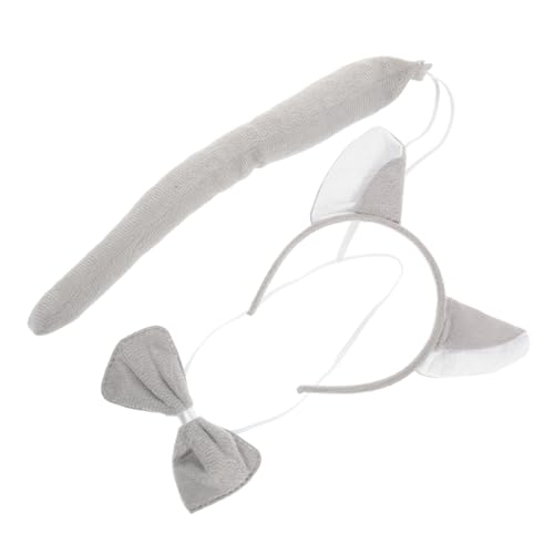 ORFOFE Kostüm Wolf mit Tierohren Haarreif Fliege und Leichtes Cosplay Zubehör für Party Bühne Fotoshooting Niedliches Tier design für Jungen und Mädchen ORFOFE Kostüm Wolf mit Tierohren Haarreif Fliege und Leichtes Cosplay Zubehör für Party Bühne Fotoshooting Niedliches Tier design für Jungen und Mädchen von ORFOFE
