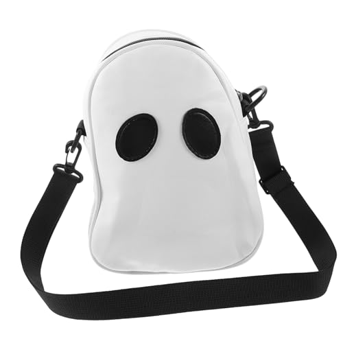 ORFOFE Kreative Umhängetasche Damen Weiß Verstellbarer Schultergurt Multifunktional Handtasche Alltag Reise Schule Geschenk von ORFOFE