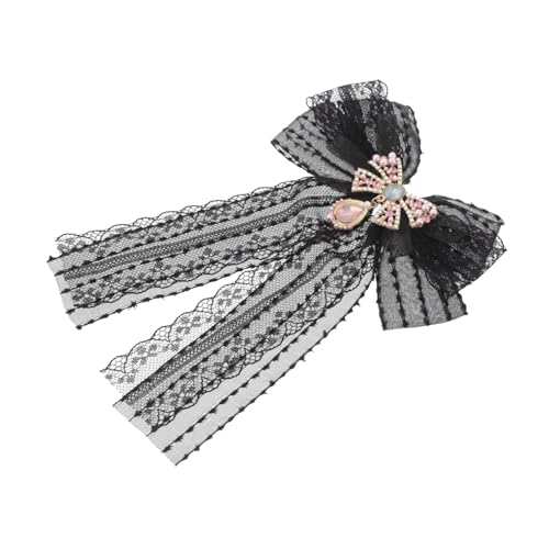 ORFOFE Lace Bow Brooch Damen Anstecknadel Feine Spitzen schleife Modisches Accessoire für Blusen Kleider und Jacken Vielseitig für Alltag und Festlichkeiten von ORFOFE