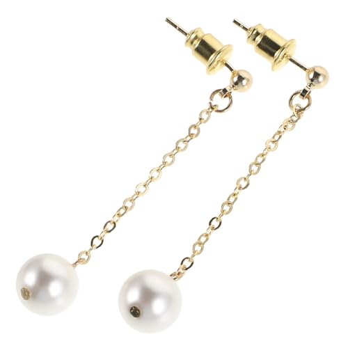 ORFOFE Lange Quastenohrringe mit Eleganten Imitationsperlen Modische Ohrhänger für Frauen Einzigartiges Design Sicherer Sitz Bequeme Ohrstecker als Geschenk und Sommerschmuck von ORFOFE