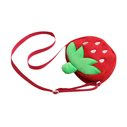ORFOFE Lovely Strawberry Crossbody Bag für Verstellbare Schultertasche mit Reißverschluss Praktische und Dekorative Aufbewahrung für Mädchen für Reisen und Shopping ORFOFE Lovely Strawberry Crossbody Bag für Verstellbare Schultertasche mit Reißverschluss Praktische und Dekorative Aufbewahrung für Mädchen für Reisen und Shopping von ORFOFE