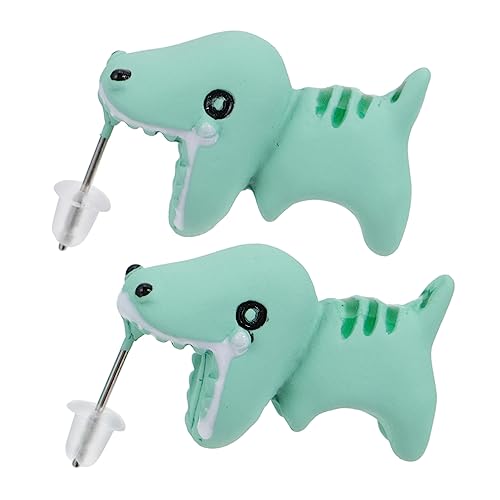 ORFOFE Lustige Dinosaurier Ohrstecker Tier Design Kreative Ohrringe für Damen Mädchen Niedliche Grüne Dino Schmuck Tier Form Ohrschmuck als von ORFOFE