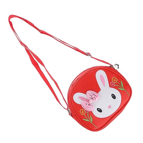 ORFOFE Mädchen Umhängetasche Crossbody Bag Verstellbarer Schulterriemen Süße Hasenform Kleine Kindertasche für Alltag Shopping Reisen Geschenk Geburtstag Weihnachten von ORFOFE